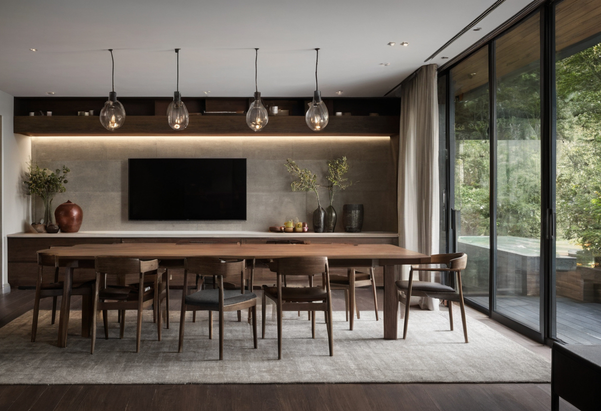 A dining extension table must work in both closed and extended layouts planning reference