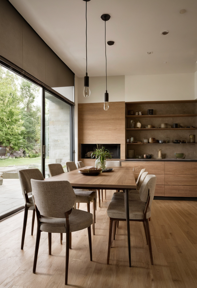 The required aisle behind occupied dining chairs depends on who must pass and how the sideboard is used planning reference