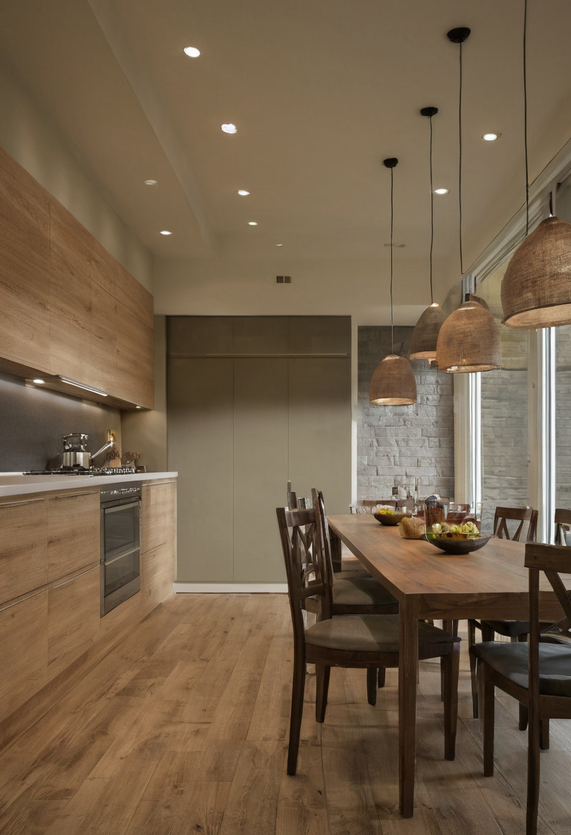 What is the minimum clearance between a dining chair back and the wall